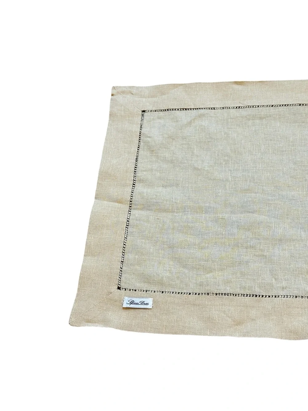 Sferra Bros Pure Linen Placemats Set Quiet Luxury Minimalist Classic Casual